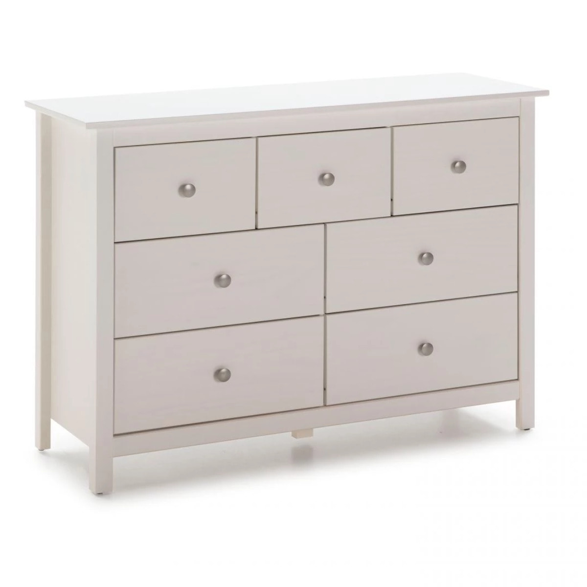 Cómoda Bay 7 cajones Blanco