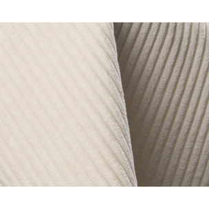 Candice - Banquette 2 places convertible clic-clac en velours côtelé - Beige