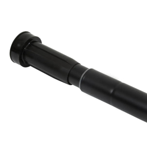 Tringle de douche extensible noir 250cm