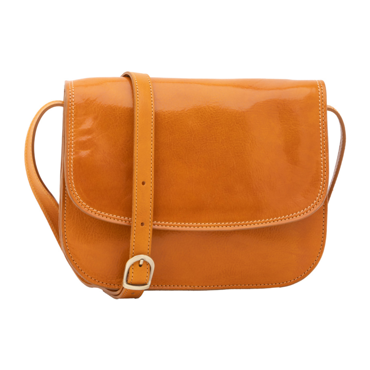 Borsa a tracolla  da donna In Vera pelle Made in Italy 27x20x12 cm