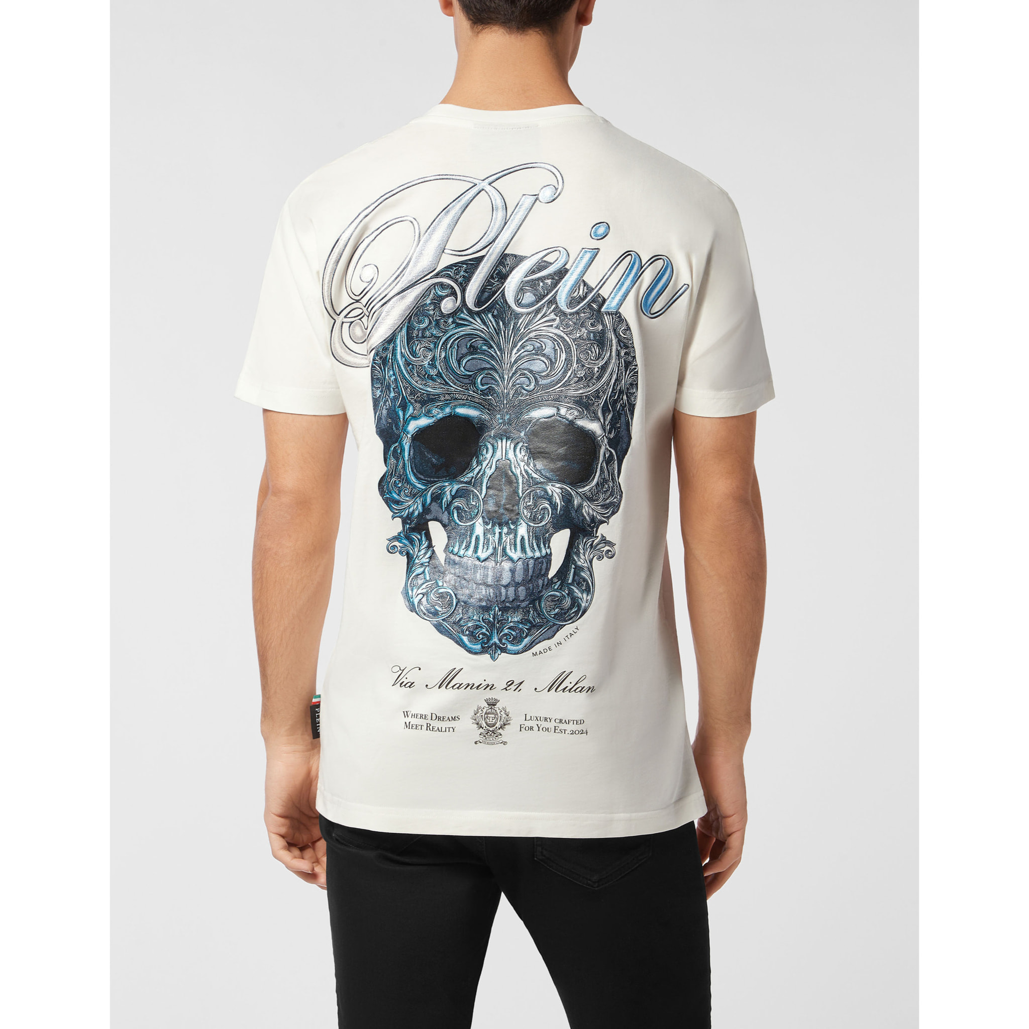 PHILIPP PLEIN Maglietta girocollo Ss SKULL