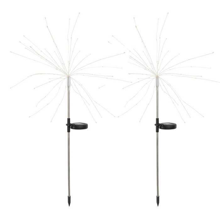 2 Balise solaire à piquer FIREWORKS H97C