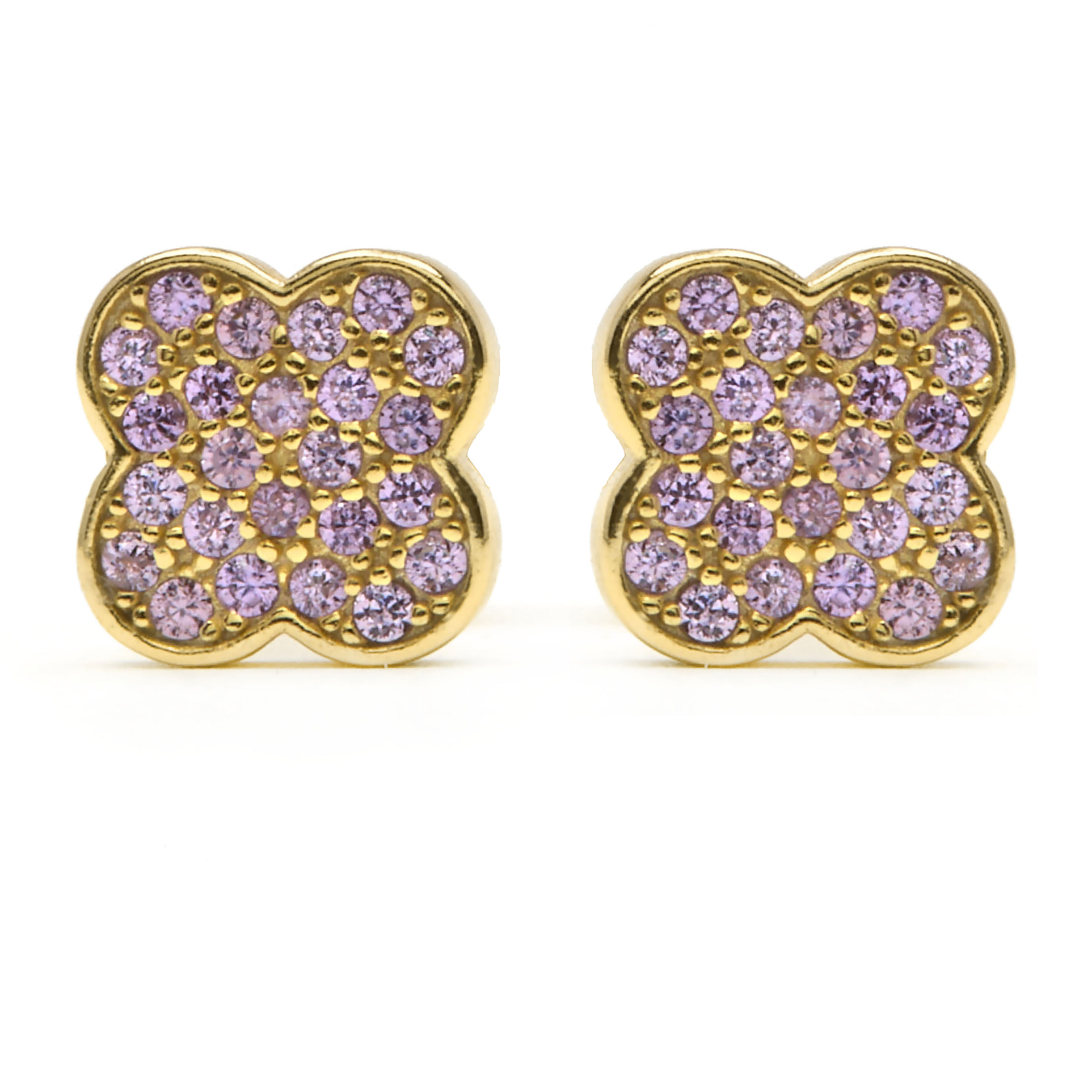 Pendientes Alsion acabado oro amarillo 18k