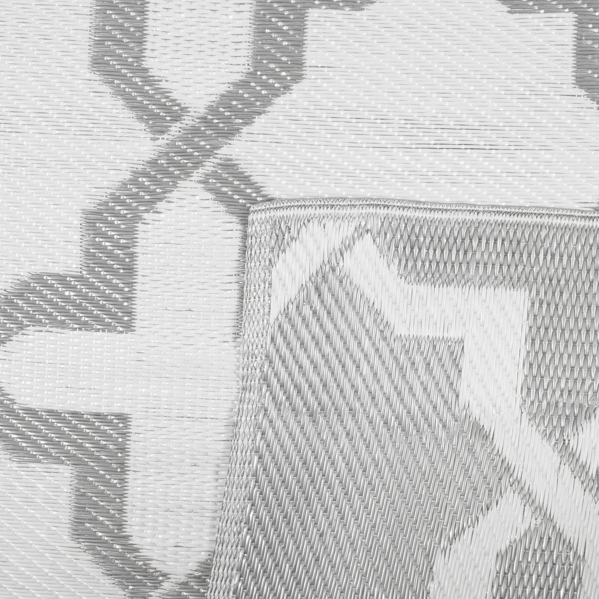 Scoobi - tapis d'exterieur gris motif contemporain