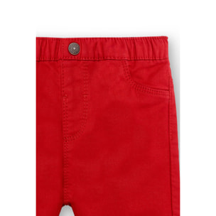 Pantaloni Basic Rossi Per Bambini