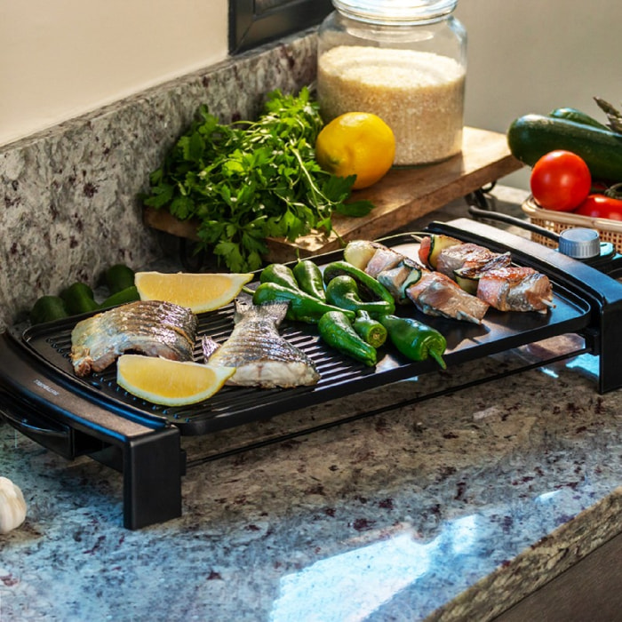 Cecotec Piastra elettrica Tasty&Grill 2500 BlackWater MixGrill