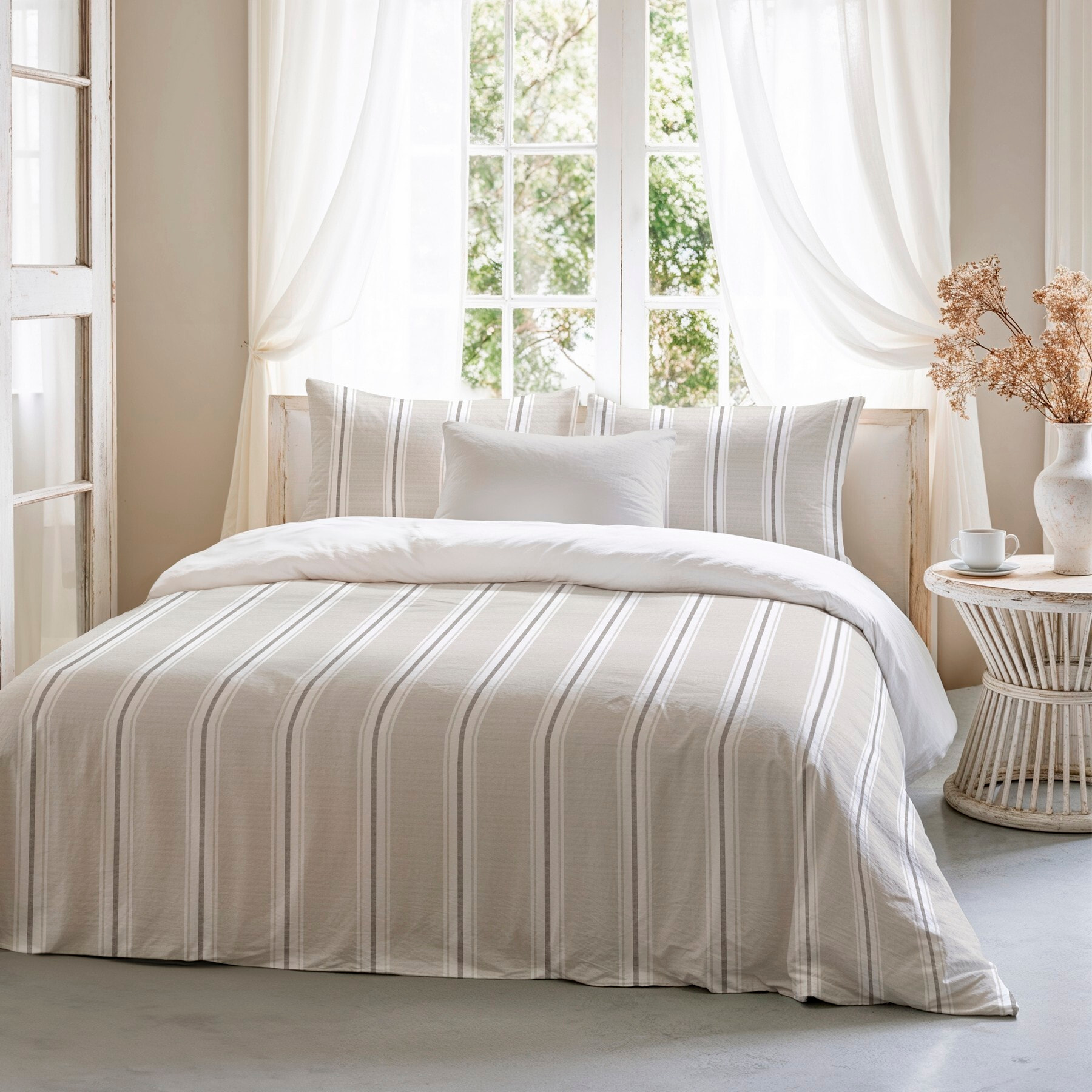 Housse nordique beige Samara