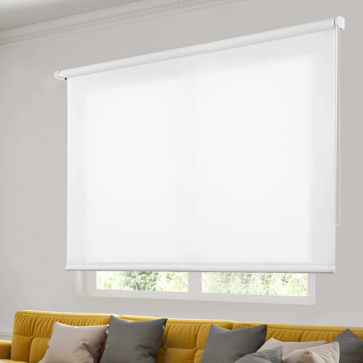 Store Tamisant SOFT Blanc