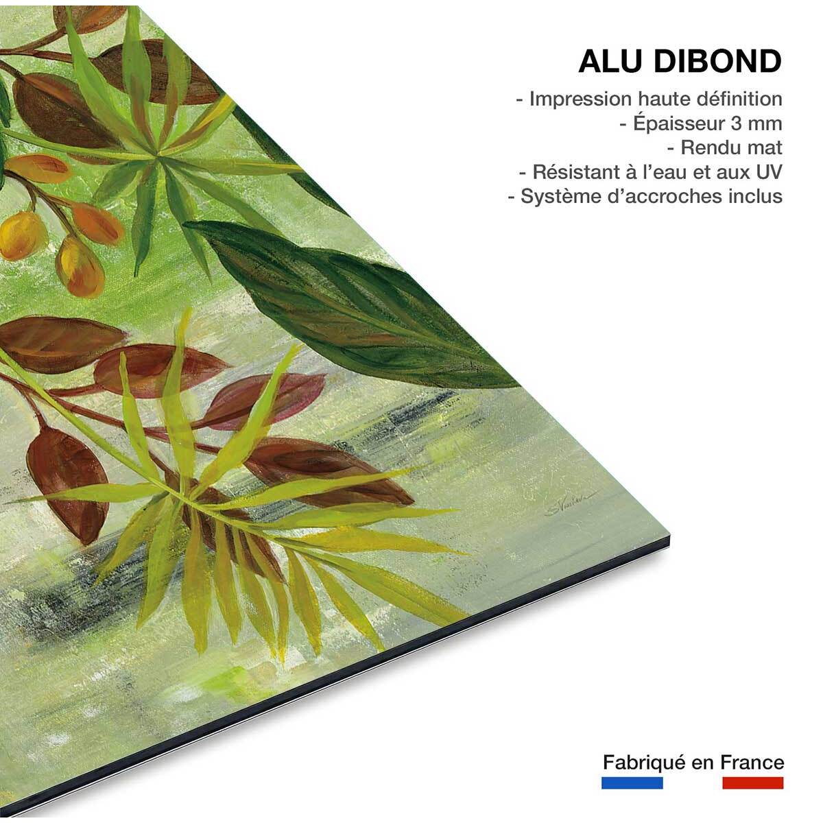 Tableau Feuillage tropical Tableau alu Dibond