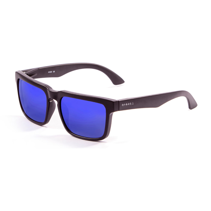 Gafas de sol LENOIR LA PISTE - Negro mate con iridio azul revo
