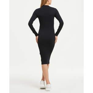 Abito corto manica lunga seamless