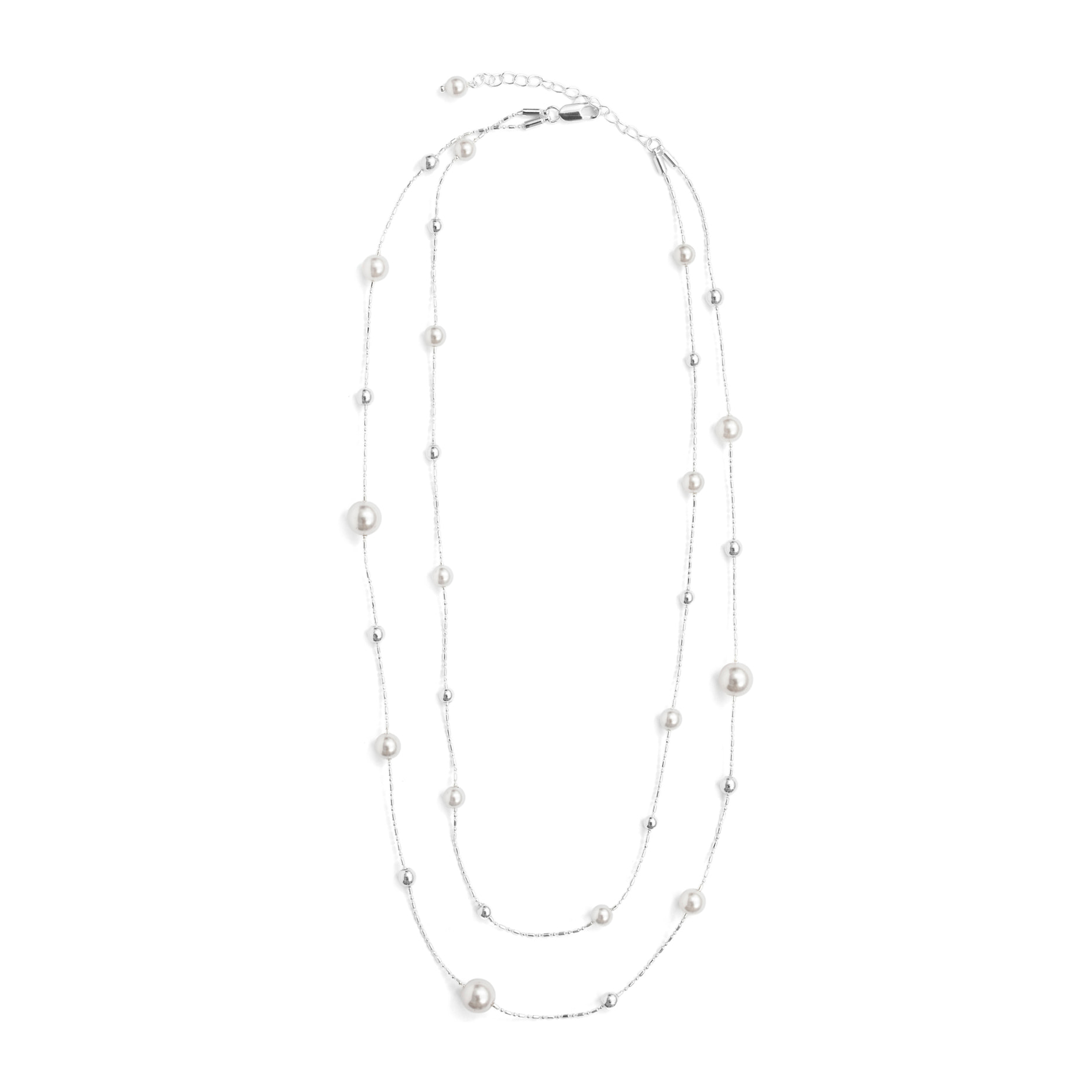Collar Clasow acabado plata
