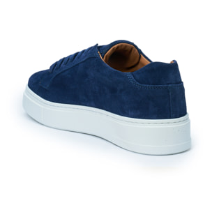 Sneaker British Passport Blu