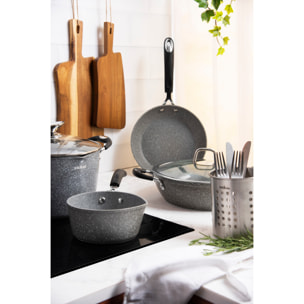 Casserole 16 cm Excelsa – Forn-Ok, Aluminium Gris