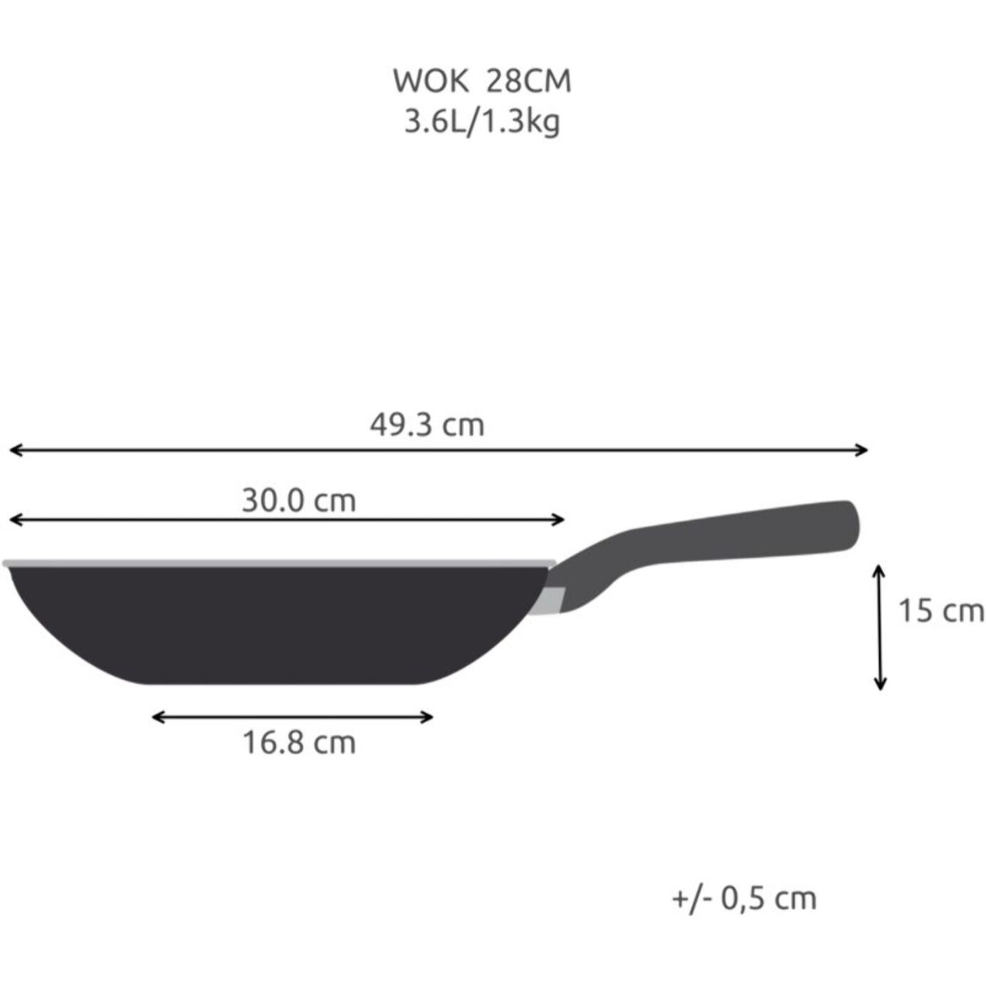 Wok LAGOSTINA Desideria 28cm