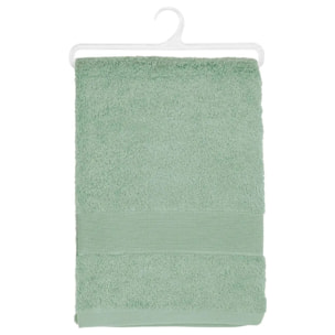 Drap de bain "Essentiel" coton vert 100x150cm
