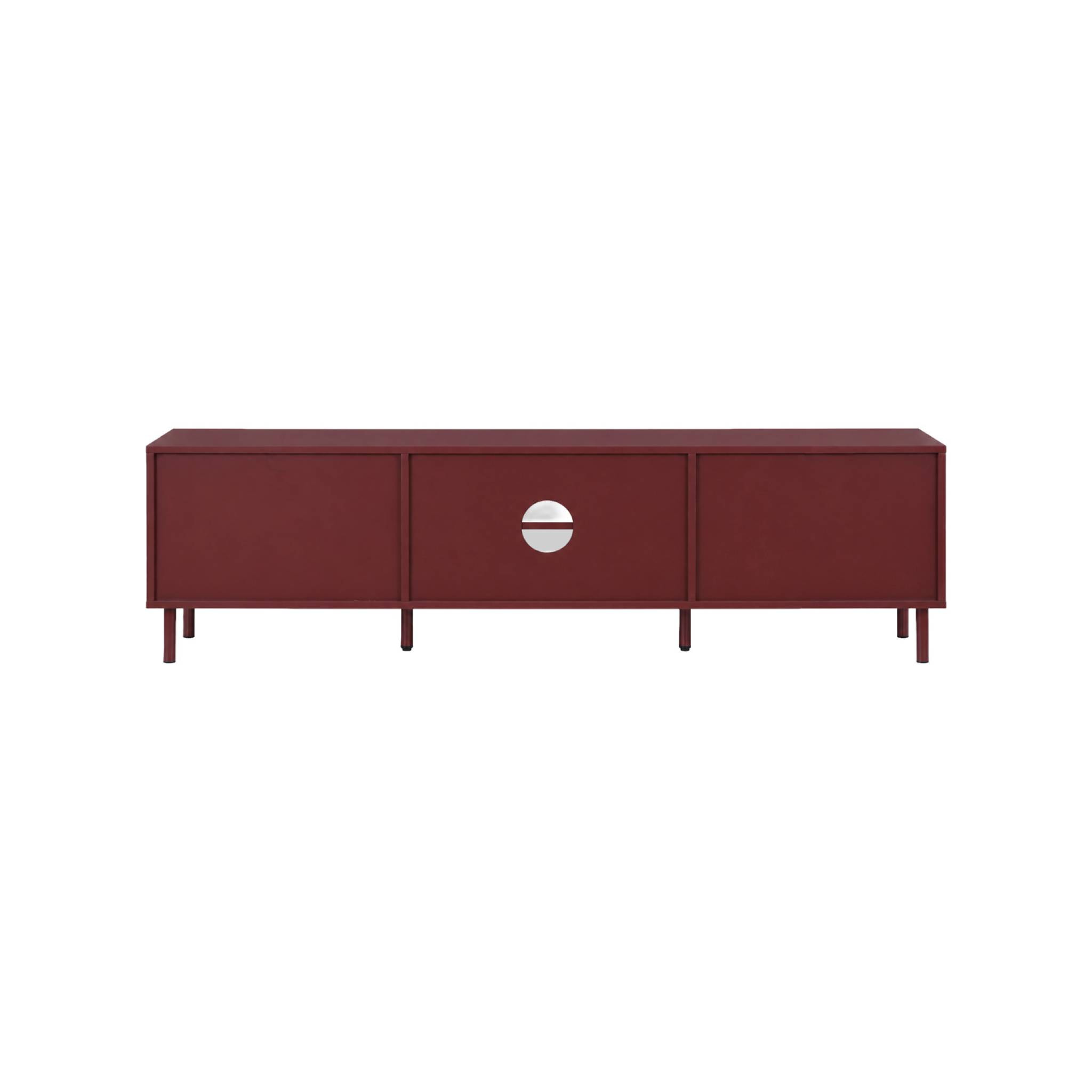 Meuble TV décor bois et métal 160cm ELLIE