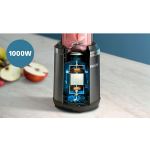 Blender PHILIPS HR2766/00 Blender mixeur noir 0.7L+0.3L, 1000W