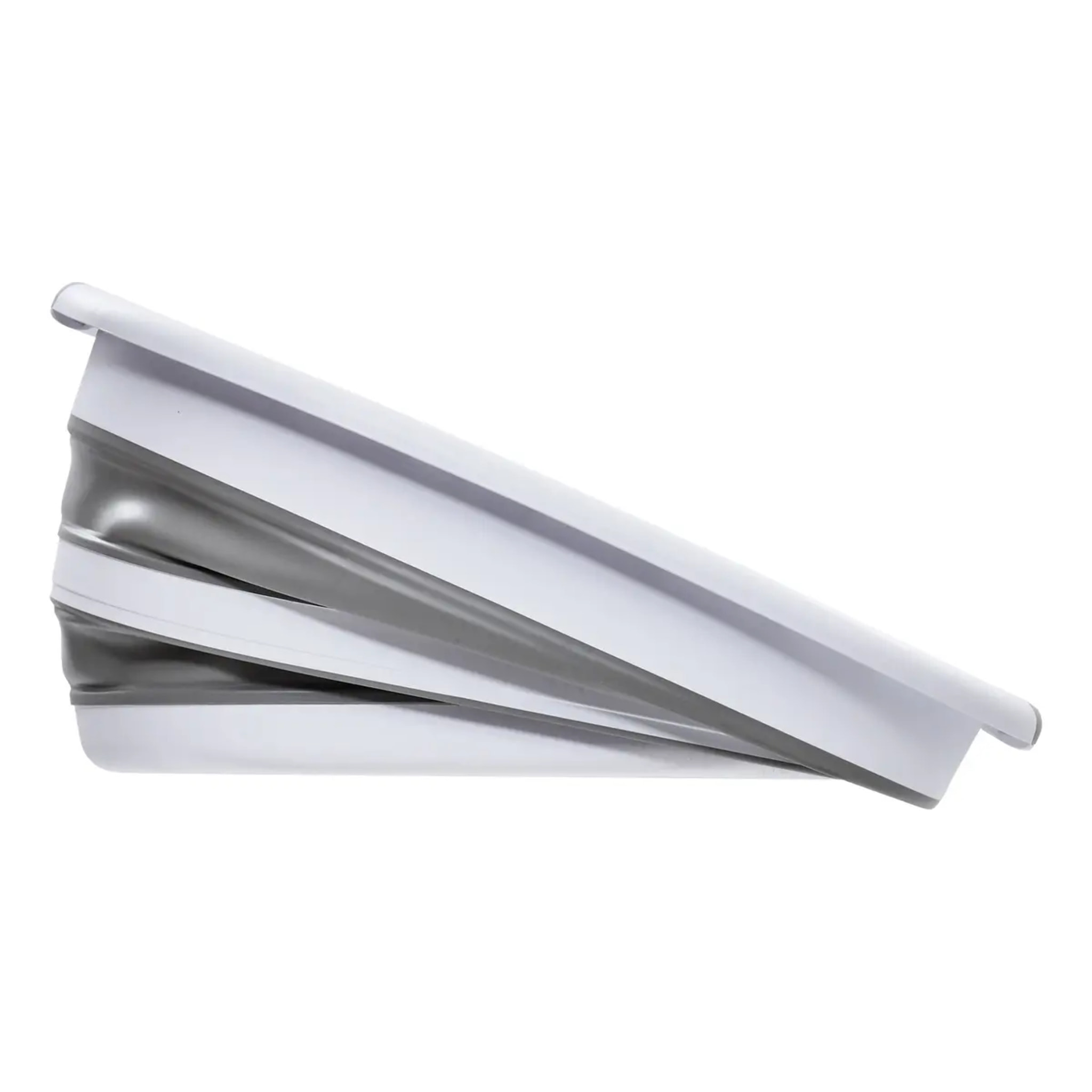 Corbeille à linge pliable 21L - Gris Blanc