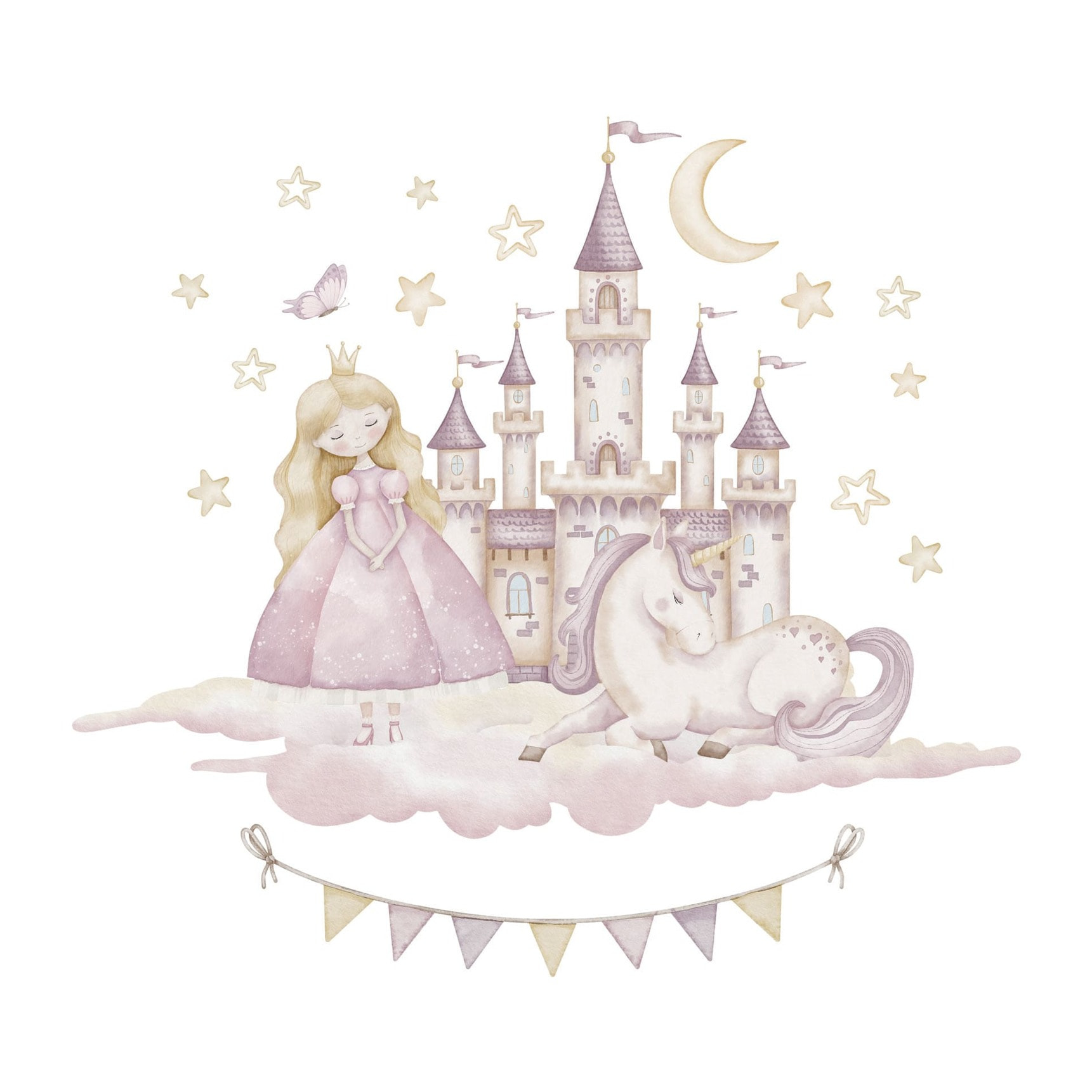 Naturals - Edredón Nórdico Estampado - Infantil - 100% Poliéster Microfibra - 300 gr/m² con Tacto Pluma - Aurora