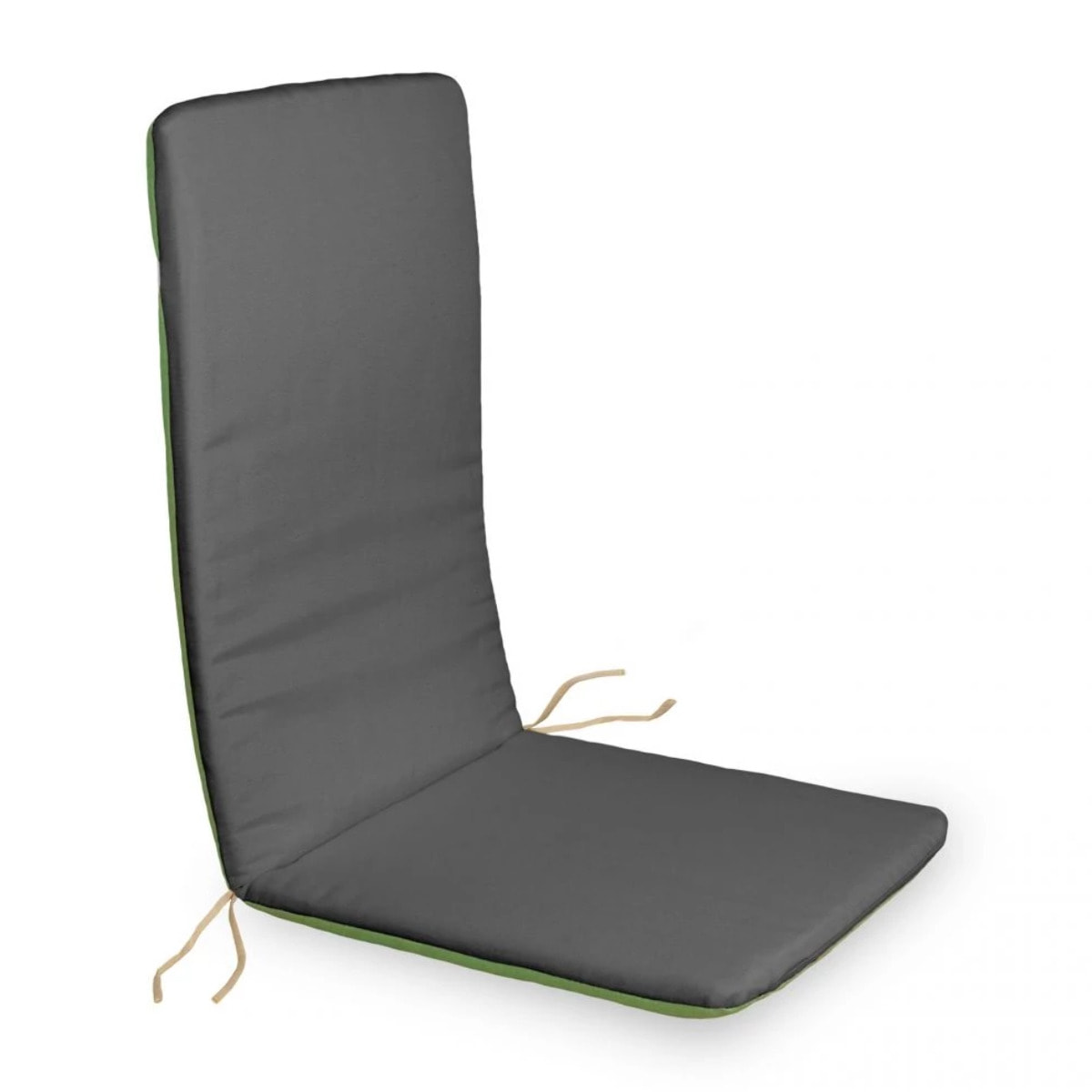 Cojín reversible de sillón Verde - Gris