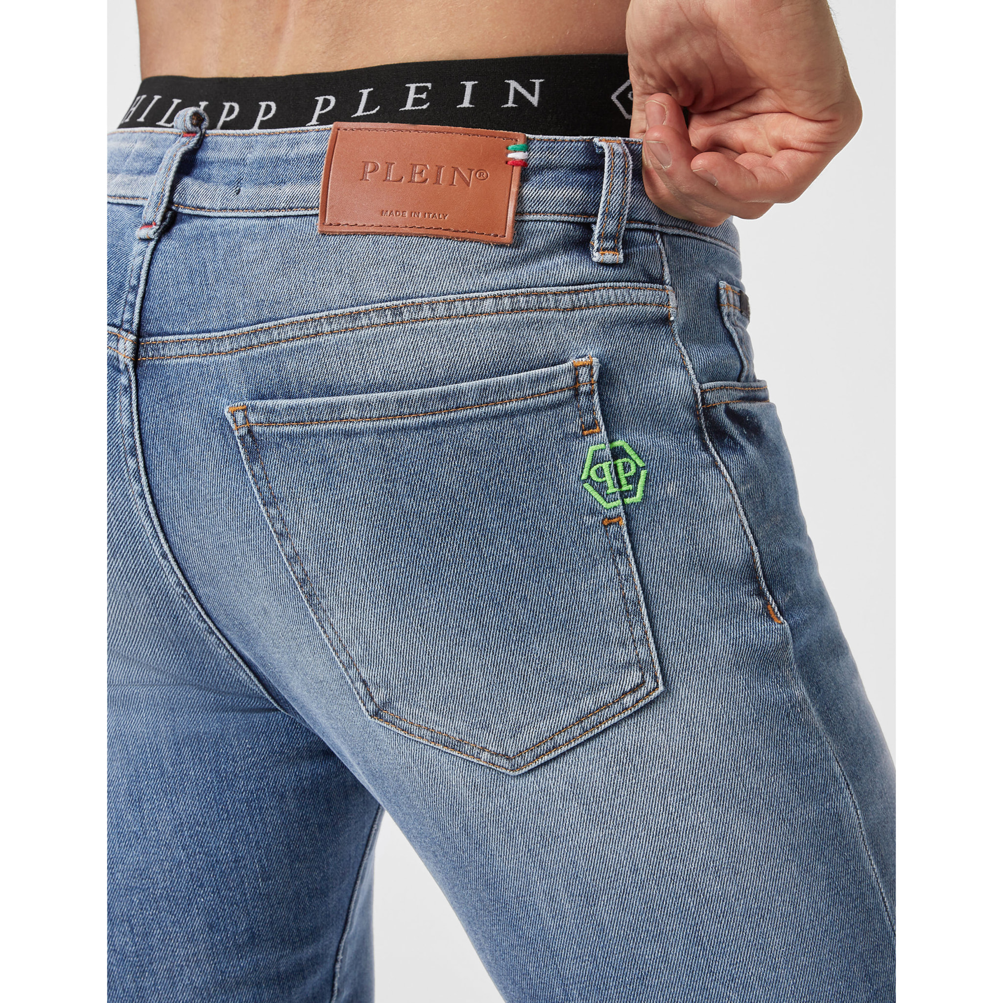 PHILIPP PLEIN Vaqueros Straight Fit HEXAGON