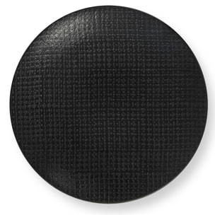 Tweed Noir - Service 18 pièces