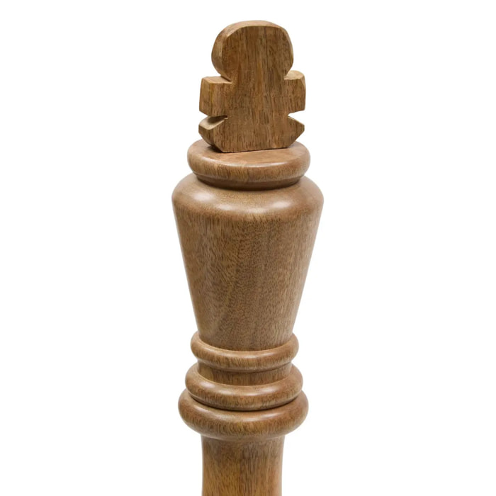 Pièces d'échec déco Joely H.40cm beige