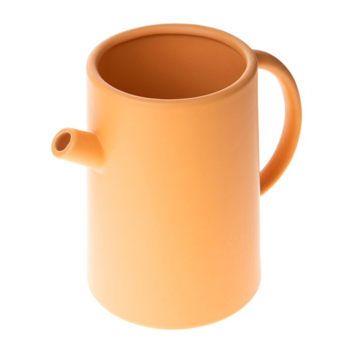 Vaso Innaffiatoio H.19,5 Cm - Pezzi 1 - 19,5X18X12,5cm - Colore: Arancio - Bianchi Dino - Decori Casa E Complementi