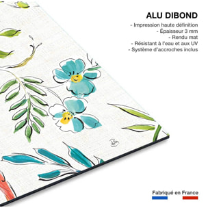 Tableau Hibiscus, orchidée et cie Tableau alu Dibond