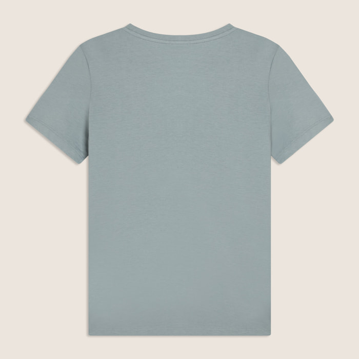 T-shirt Manica Corta con Grafica Animalier e Logo FREDDY