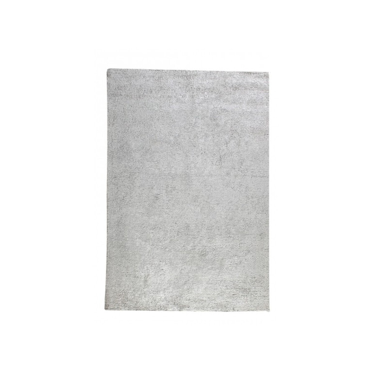 Tapis rectangulaire en coton gris 120x180cm - MIZZLE