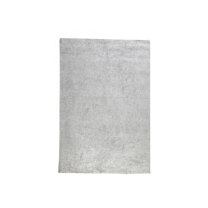 Tapis rectangulaire en coton gris 120x180cm - MIZZLE