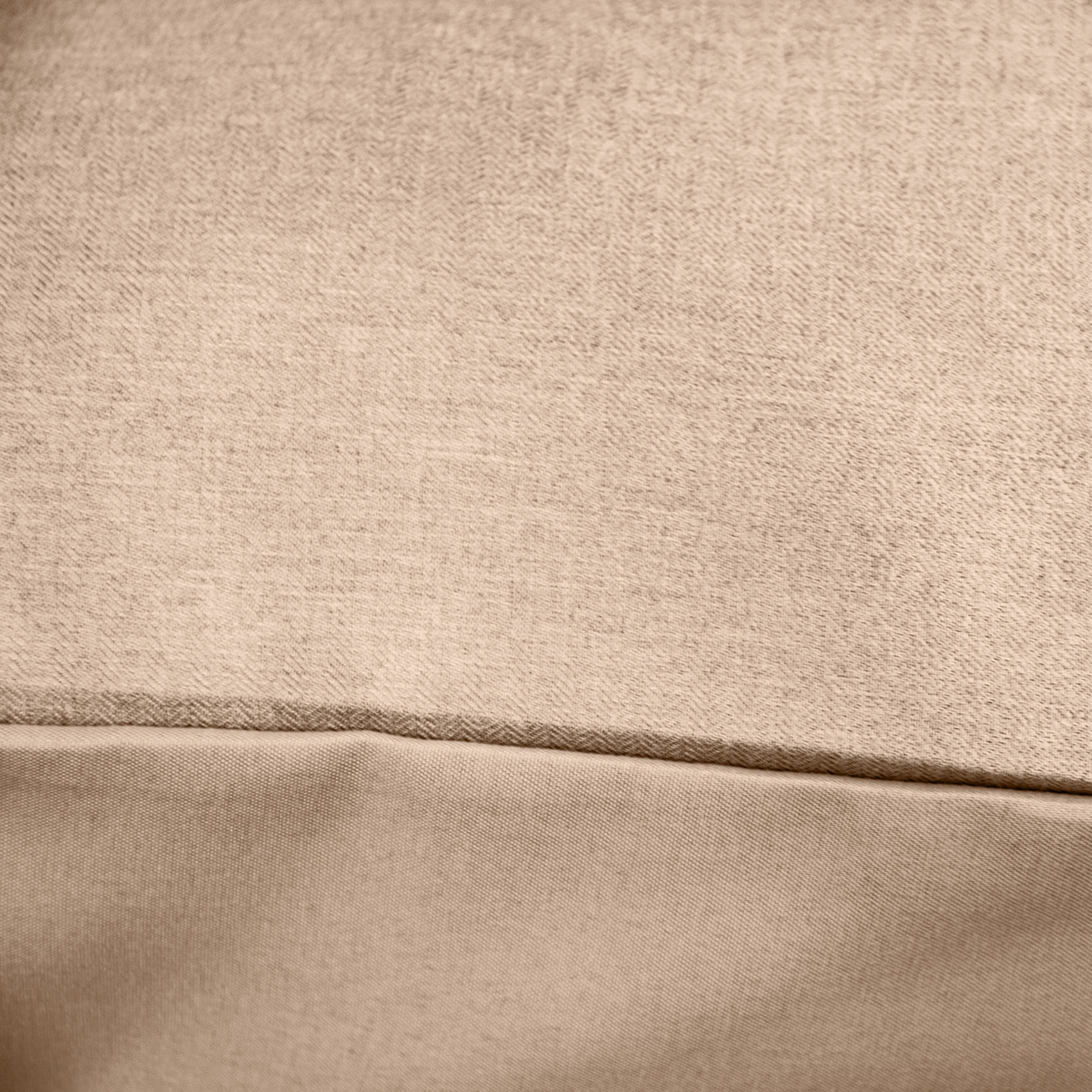 Parure de lit 3 pièces sensation flanelle - Beige