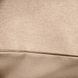 Parure de lit 3 pièces sensation flanelle - Beige
