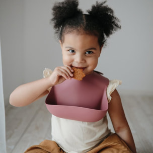 Mushie Babero Silicona Solid