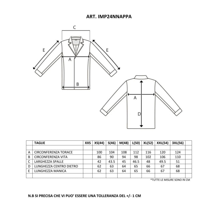 Giubbino in pelle di vitello rifinizione dakota blu jeans-Slim Fit