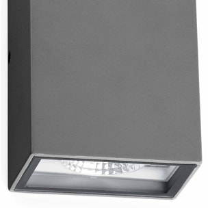 LING LED Lampe applique gris foncé