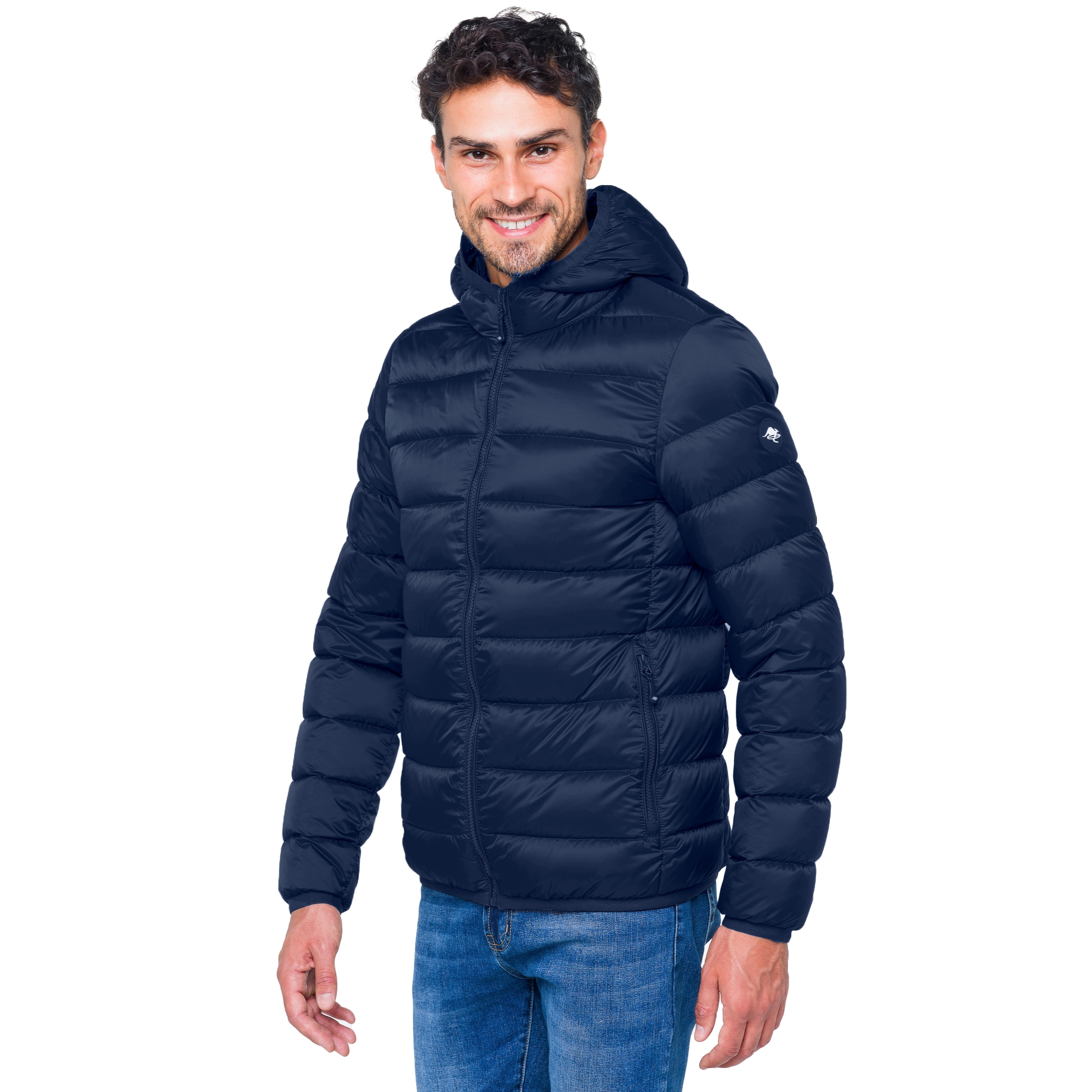 Piumino Hot Buttered Glacier 100% piuma d'oca Blu navy