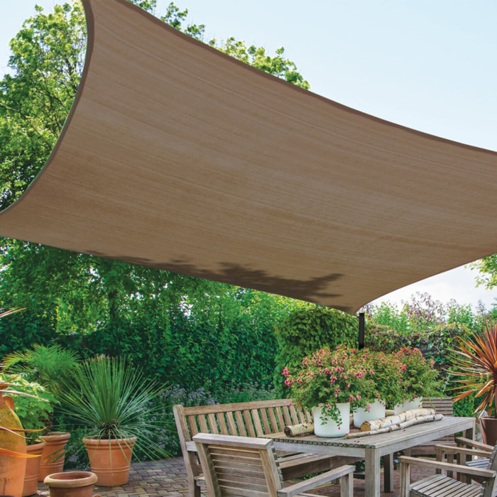 Voiles d'ombrage rectangulaires