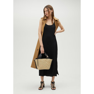 Vestito midi con spalline