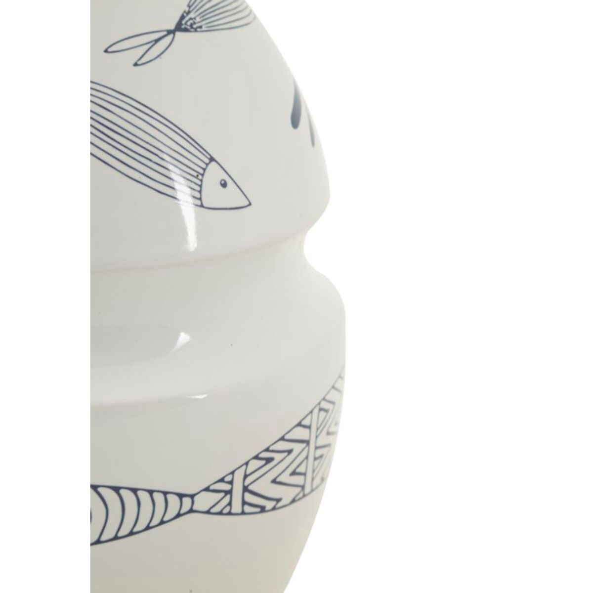 VASO CERAMICA FISH CM Ø 15X24