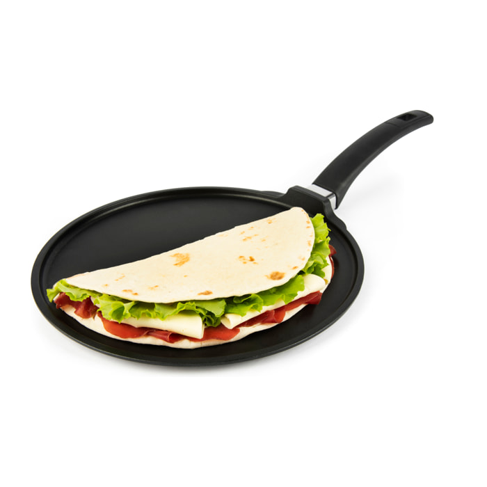 Piastra multiuso 30 cm Excelsa – Riviera, Alluminio Nero