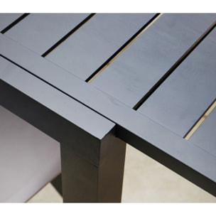 Ensemble table et chaises de jardin  - vert olive - GUETHAROS