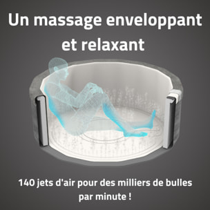 Bestway Spa semi rigide rond Lay-Z-Spa Carrara Smart AirJet Thermacore avec WiFi 4-6 personnes