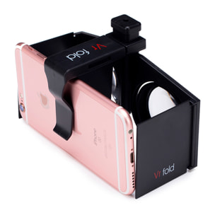 Gafas de realidad virtual V1. Diseño plegable y fácil de transportar. Compatibles con IOS , Android y HarmonyOS.