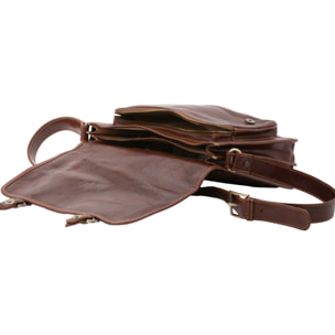 Borsa a tracolla  da donna In Vera pelle Made in Italy 35x27x14 cm