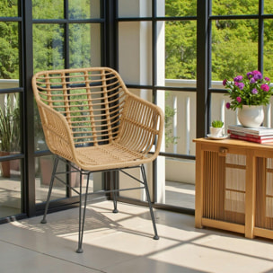 Fauteuil en rotin synthétique (lot 2) GRENADE