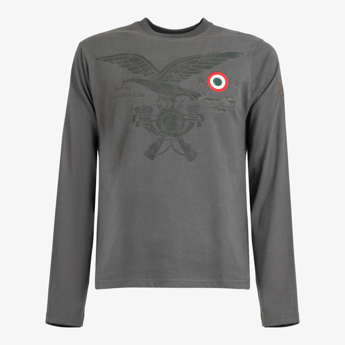 T-Shirt Uomo W4F722 Esercito