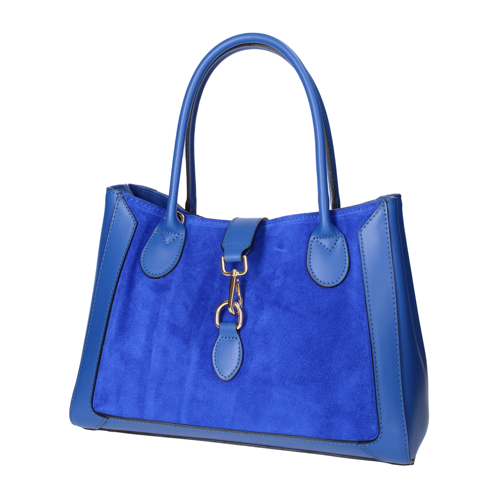 Borsa a mano Jordana da donna In Vera pelle Made in Italy 35x25,5x15 cm